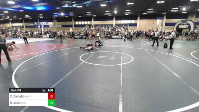 102 lbs Quarterfinal - Cole Caniglia, Wrestling Factory vs Remington Judd, Grindhouse WC