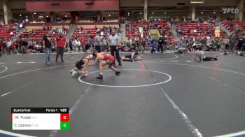 100 lbs Quarterfinal - Maddux Tindal, Best Trained Wrestling vs Cruz Cannon, Team Lightning Wrestling Club