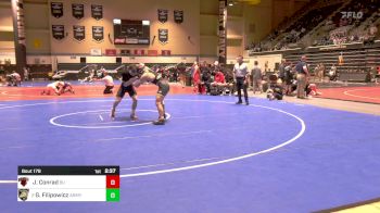 174 lbs Consi Of 8 #2 - Jonothan Conrad, Brown University vs Gunner Filipowicz, Army