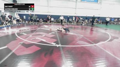 C-114 lbs Consi Of 16 #2 - Zac Dodt, OH vs Jaxton Kimling, MI