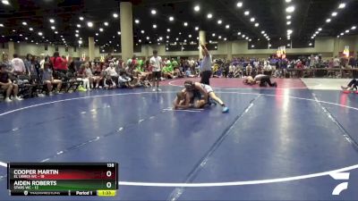 138 lbs Round 3 (4 Team) - Aiden Roberts, Stars WC vs Cooper Martin, EL Libres WC