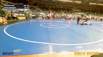 120 lbs Quarterfinal - Brecken Grav, Berge Elite Wrestling Academy vs Drake Edwards, Mad Dawg Wrestling Club