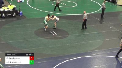 172 lbs Round Of 32 - Denyn Beachel, Warrior Run vs Vernon Toaltoan, Eastern Lancaster County