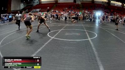 130 lbs Round 3 (6 Team) - Cooper Sletten, Neighborhood vs Bazeley Simison, TB Legacy