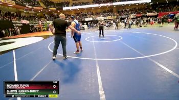 285 lbs Cons. Round 1 - Richard Tupou, Juneau-Douglas HS vs Shawn Hughes-Duffy, Palmer High School