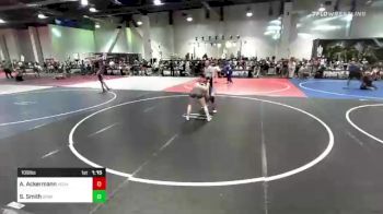 109 lbs Semifinal - Anassa Ackermann, Vegas Sports Wrestling vs Sophia Smith, Dominate WC