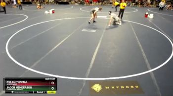 189 Championship Bracket 7th Place Match - Dylan Thomas, Scott West vs Jacob Henderson, Cambridge-Asanti