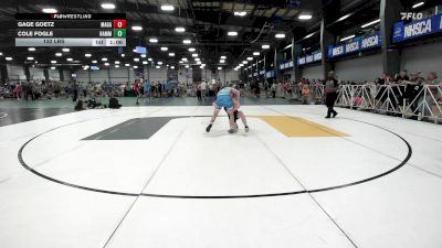 132 lbs Rr Rnd 1 - Gage GOETZ, MAGA RTC vs Cole Fogle, Hammerin Hornets