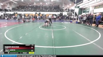 140 lbs Quarterfinal - Parker Beauvais, Melba vs Troy Garcia, Meridian