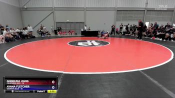 155 lbs Quarters & 1st Wb (16 Team) - Angelina Jiang, California Red vs Ayana Fletcher, Georgia Blue