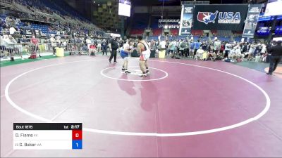 285 lbs Rnd Of 64 - Damien Fiame, AK vs Chase Baker, WA