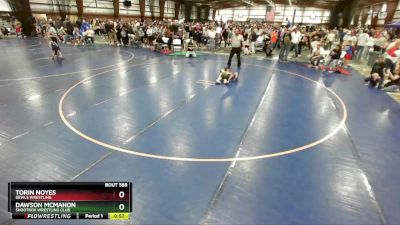 41 lbs Quarterfinal - Dawson McMahon, Shootbox Wrestling Club vs Torin Noyes, Devils Wrestling