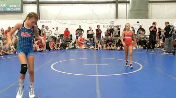 38 lbs Rr Rnd 4 - Julianna LaSavage, Badger Girls Elite - W vs Karalena Rodriguez, Lady Warriors United - W
