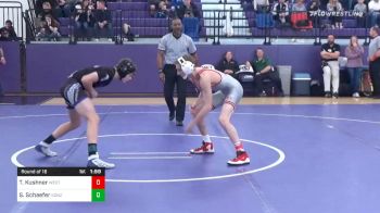 120 lbs Prelims - Tanner Kushner, Westmont Hillto vs Sean Schaefer, Gonzaga