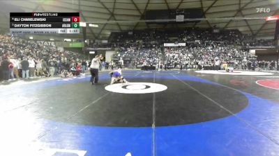 Boys 4A 144 lbs Quarterfinal - Dayton Fitzgibbon, Arlington vs Eli Chmielewski, Issaquah