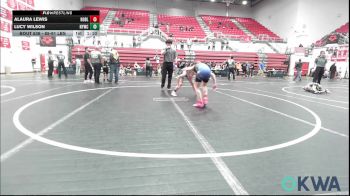 85-91 lbs Rr Rnd 5 - Alaura Lewis, Noble Takedown Club vs Lucy Wilson, Newcastle Youth Wrestling