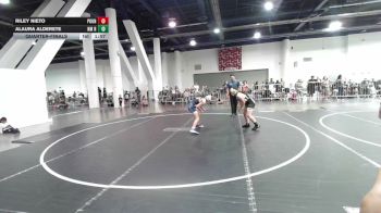 115 lbs Quarterfinal - Riley Nieto, Pounders WC vs Alaura Alderete, NM Royalty