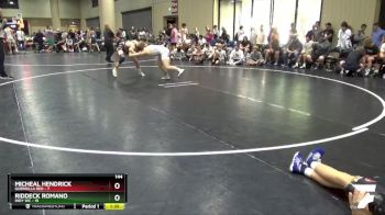 144 lbs Round 1 (32 Team) - Micheal Hendrick, Guerrilla Red vs Riddeck Romano, Indy WC