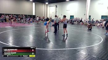 113 lbs Round 6 (16 Team) - Mason Knapp, Iowa Hawks vs Leo Rodriguez, War Ready