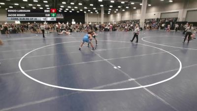 150 lbs Cons. Sub-rd Of 32 - Renzo Lubuguin, Mile High Wrestling Club vs Jacob Reber, Florida