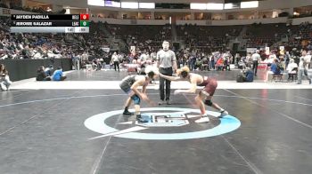 4A 138 lbs Cons. Round 3 - Jerome Salazar, Legacy Academy vs Jayden Padilla, Belen