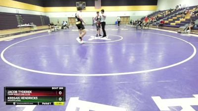 215 lbs Round 3 - Keegan Hendricks, Unaffiliated vs Jacob Tyderek, Tiger Wrestling Club