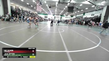 157 lbs Cons. Round 2 - Jack Sitton, Bentonville Wrestling Club vs Nic Scheib, Savannah