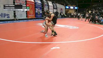126 Class 2 lbs Cons. Round 3 - Zion Hibbert, Logan-Rogersville vs Logan Bates, Excelsior Springs