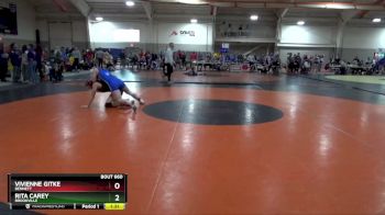 140 lbs Semifinal - Vivienne Gitke, Bennett vs Rita Carey, BROOKVILLE