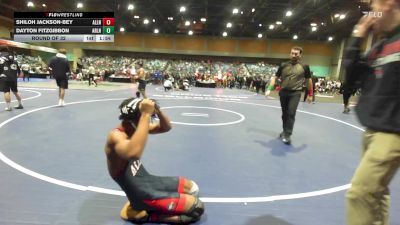 150 lbs Round Of 32 - Shiloh Jackson-Bey, Allen vs Dayton Fitzgibbon, Arlington