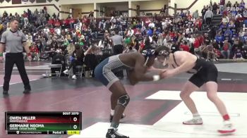 157 lbs Cons. Round 1 - Owen Miller, Independence vs Germaine Ngoma, Xavier, Cedar Rapids