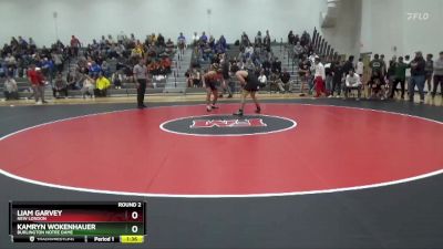 190 lbs Round 2 - Kamryn Wokenhauer, Burlington Notre Dame vs Liam Garvey, New London