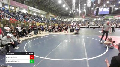 50 lbs Consi Of 4 - James Devaul, Pikes Peak Warriors vs Bramlee Garrison, Montrose Elite