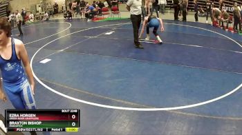 146 lbs Cons. Round 3 - Braxton Bishop, Panguitch vs Ezra Horgen, Green River Grapplers