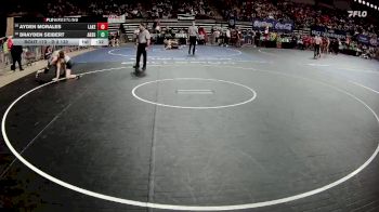 D 2 132 lbs Cons. Round 2 - Brayden Seibert, Archbishop Shaw vs Ayden Morales, Lakeshore