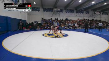 148 lbs Cons. Round 2 - Oscar Serna, Fremont (Sunnyvale) vs Andrew Frietas, Dublin