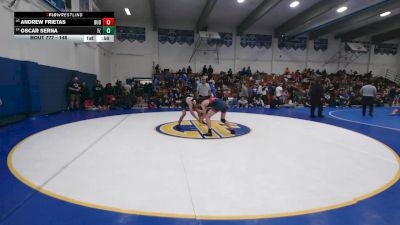 148 lbs Cons. Round 2 - Oscar Serna, Fremont (Sunnyvale) vs Andrew Frietas, Dublin