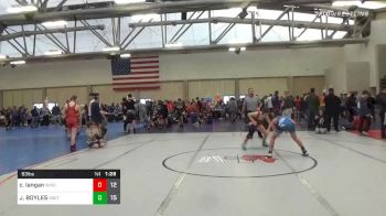 93 lbs Prelims - Caden Langan, Wisconsin Red MS vs JAYDEN BOYLES, Southside MS