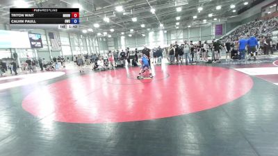93-94 lbs 1st Place Match - Triton Wait, Mat Rats Rebooted Wrestling vs Calvin Paull, Outlaw Wrestling Club