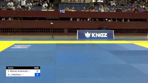 Victoria Maciel Antelante vs Nicole J Mathew 2024 Pan IBJJF Jiu-Jitsu No-Gi Championship