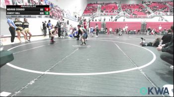 83 lbs 3rd Place - Nevius Cossio, OKC Saints Wrestling vs Chevy Hill, Noble Takedown Club