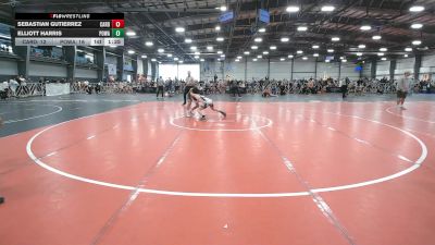 100 lbs Round 1 (9am Saturday) - Elliott Harris, POWA vs Sebastian Gutierrez, Cali Red