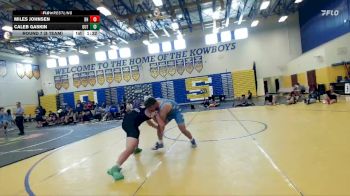 215 lbs Round 7 (8 Team) - Caleb Gaskin, The Outsiders vs Miles Johnsen, Black Hive