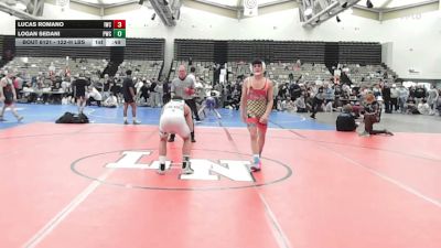 122-H lbs Consi Of 8 #2 - Lucas Romano, Immortals vs Logan Sedani, Prime Wrestling Club