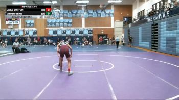 144 lbs Champ. Round 2 - Zeke Burton, Jordan vs Ayden Behn, Bishop Gorman HS