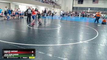 215 lbs Finals (8 Team) - Jack Harlander, Holdingford vs Hadley Antony, Canby