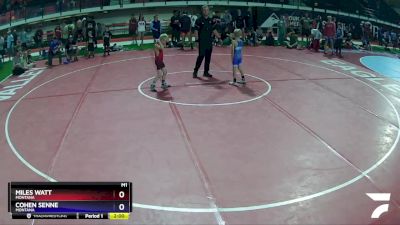 55 lbs Round 1 - Miles Watt, Montana vs Cohen Senne, Montana