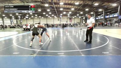 119 lbs Round Of 32 - Luca Lore, NY vs Cale Wimberly, FL
