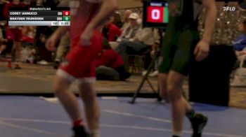 125 lbs C Of 16 #2 - Corey Iannucci, Sacred Heart vs Brayden Teunissen, Ohio