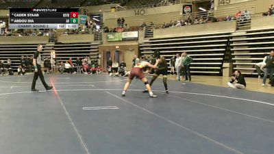 160 Championship Bracket Champ. Round 2 - Abdou Dia, Apple Valley vs Caden Staab, Northfield